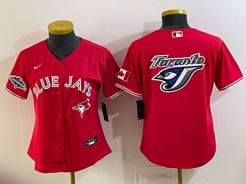 women 2026 Toronto Blue Jays blank red Game Nike MLB Jersey 0715003